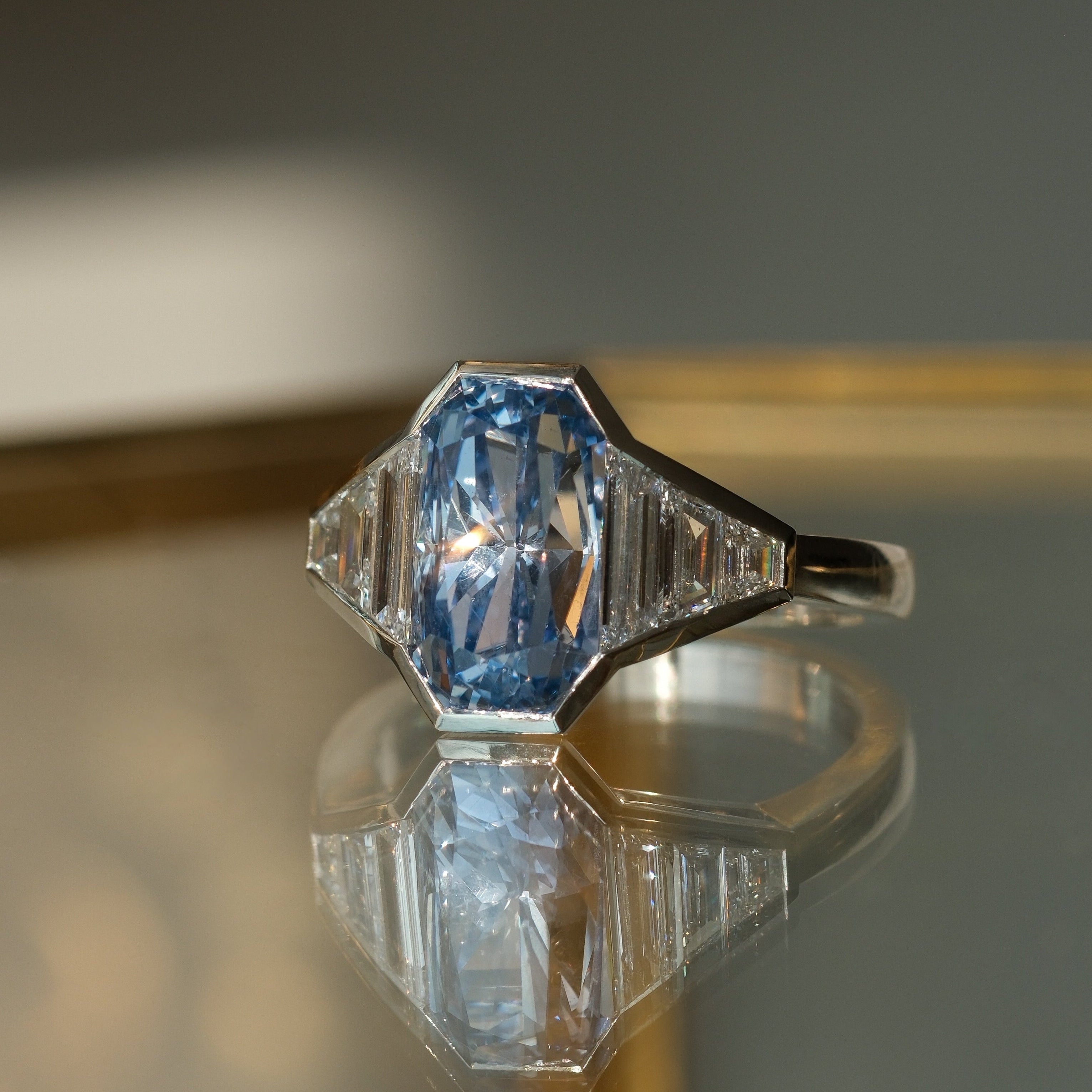 Crystal Palace Ring ✦ 4.55ct Sapphire